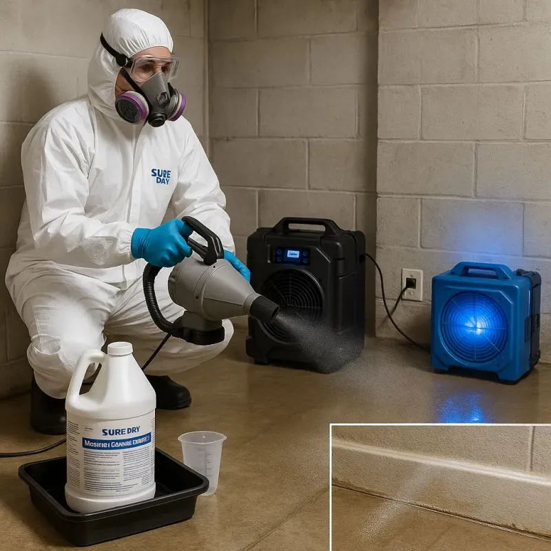 Sanitization and Odor Removal process in Hudson Bend, TX
