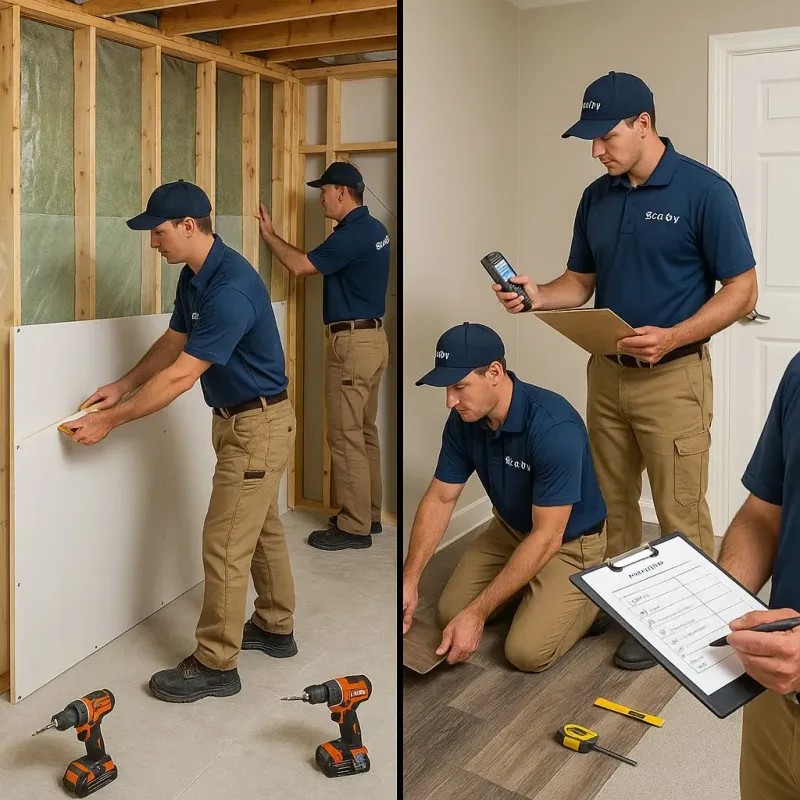Repairs and Reconstruction process in Hudson Bend, TX
